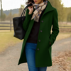 Timeless Mid-Length Button Coat for Effortless Elegance