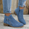 Women's Elegant Orthopedic Zipper Shoes for Comfortable All-Day Wear