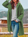 Women's Plush Long Sleeve Fleece Jacket for Everyday Wear