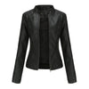 Tailored Women's Jacket with Elegant Stand-Up Collar