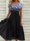 Women's Floral Elegance Evening Dress for Weddings and Special Occasions