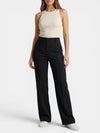 Gleamond | Women’s High Waist Wide Leg Pants Elegant Straight Fit