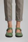 Orthopaedic Mary Jane Flats for Women with Strap Closure and Cutout Design for Everyday Comfort