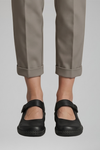 Orthopaedic Mary Jane Flats for Women with Strap Closure and Classic Design