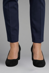 Orthopaedic Women's Pumps with Rounded Toe and Textured Outsole for Office Use