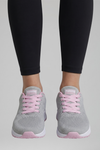 Breathable Knit Mesh Orthopaedic Walking Shoes with Lace-Up Design and Cushioned Sole for All-Day Comfort