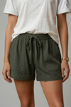 Women’s Relaxed Fit Shorts with Adjustable Drawstring Waist and Side Pockets