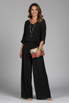 Chiffon Two-Piece Wide-Leg Set for Effortless Summer Elegance