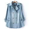 Double-Breasted Women's Jacket with Flattering Silhouette and Modern Casual Style