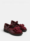 Gleamond | Women's Mary Jane Flats with Bow Detail and Round Toe