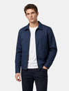 Gleamond | Men's Zip Up Jacket with Point Collar and Side Pockets