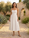 Gleamond | Women’s A Line Midi Dress for Wedding Guests
