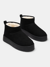 Gleamond | Women's Ankle Boots with Platform Sole and Round Toe