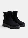 Gleamond | Women's Ankle Boots with Side Zip and Chunky Lug Sole
