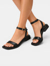 Gleamond | Women's Casual Flat Sandals with Ankle Strap