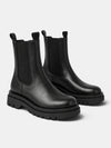 Gleamond | Women's Chelsea Boots with Elastic Side Panels and Lug Sole