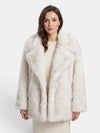 Gleamond | Women's Coat with Shawl Collar and Open Front
