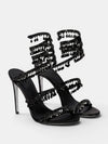 Gleamond | Women's High Heel Sandals with Open Toe and Wraparound Ankle Strap