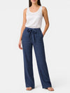 Gleamond | Women's Full Length Trousers with Drawstring Waist