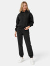 Gleamond | Women's Hoodie and Joggers Co-ord with Elasticated Waistband and Ribbed Cuffs