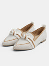 Gleamond | Women's Loafers with Slip On Design and Pointed Toe