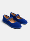 Gleamond | Women's Mary Jane Ballet Flats with Buckle Strap and Round Toe