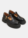 Gleamond | Women's Mary Jane Shoes with Buckle Fastening and Chunky Sole