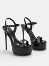 Gleamond | Women's Platform Sandals with Ankle Strap and Stiletto Heel