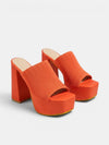 Gleamond | Women's Platform Slide Sandals with Open Toe and Block Heel