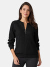 Gleamond | Women's Quarter Zip Knit Sweater with Long Sleeves