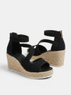 Gleamond | Women's Rope Wedge Platform Sandals