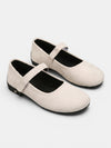 Gleamond | Women's Mary Jane Flat Shoes with Velcro Strap and Round Toe
