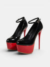 Gleamond | Women's Round Toe Platform High Heel Pumps