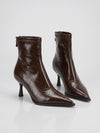 Gleamond | Women's Ankle Boots with Pointed Toe and Side Zip