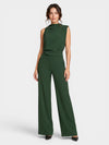 Gleamond | Women's Sleeveless Wide Leg Jumpsuit