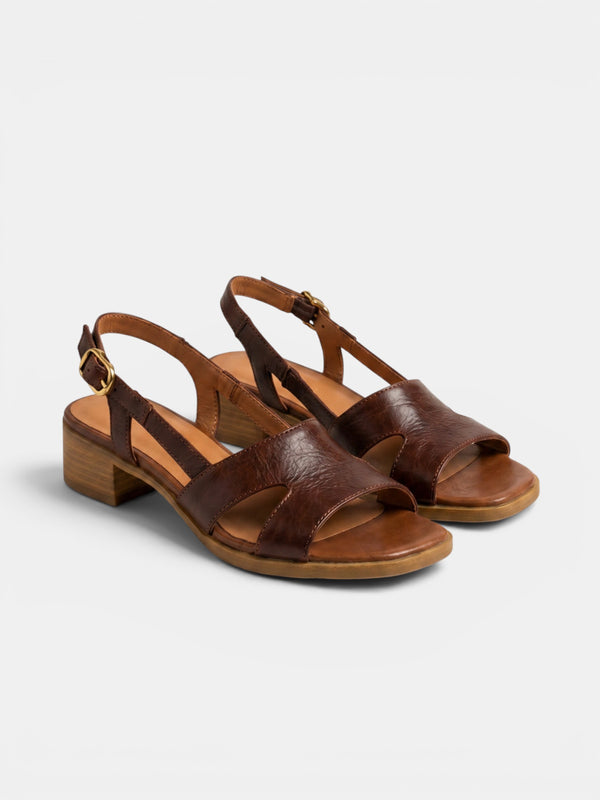 Gleamond | Women's Square Toe Slingback Sandals