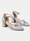 Gleamond | Women's Stiletto Sandals with Open Toe and Buckle Fastening