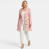 Gleamond | Women's Trench Coat with Notched Lapel Collar and Button Fastening