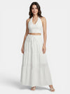 Gleamond | Women's Two Piece Maxi Skirt Set for Summer
