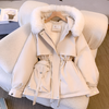Women's Elegant Insulated Winter Coat with Fleece Lining and Hood