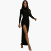 Gleamond | Women's Dress with Long Sleeves and Fitted Waist