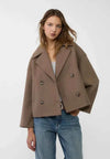 Tailored Minimalist Short Jacket with Classic Button Placket